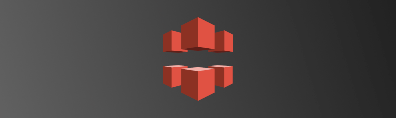 AWS CloudFront logo on grey background